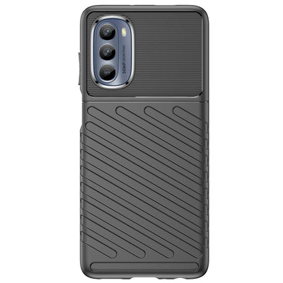 Thunder Case for Motorola Moto G62 5G silicone armor case black — Hurtel