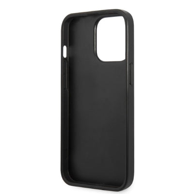 Karl Lagerfeld KLHCP13LSFMP2K iPhone 13 Pro / 13 6.1" hardcase black/black Saffiano Plaque