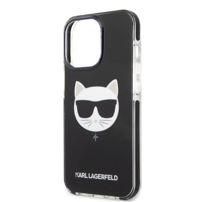 Karl Lagerfeld KLHCP13LTPECK iPhone 13 Pro / 13 6.1" hardcase black/black Choupette Head