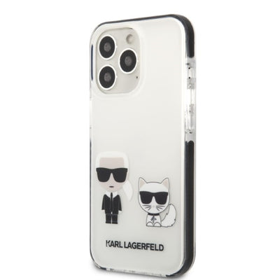 Karl Lagerfeld KLHCP13LTPEKCW iPhone 13 Pro / 13 6.1" hardcase white/white Karl&amp;Choupette
