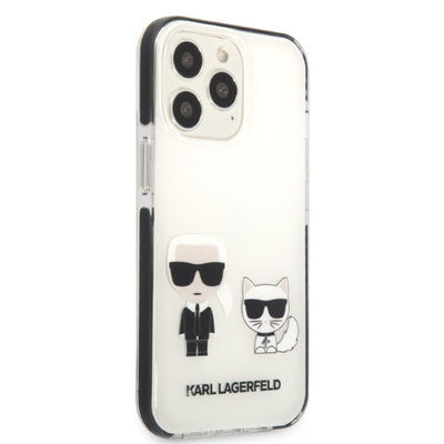 Karl Lagerfeld KLHCP13LTPEKCW iPhone 13 Pro / 13 6.1" hardcase white/white Karl&amp;Choupette