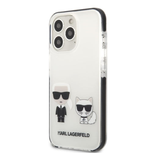 Karl Lagerfeld KLHCP13XTPEKCW iPhone 13 Pro Max 6.7" hardcase white/white Karl&amp;Choupette