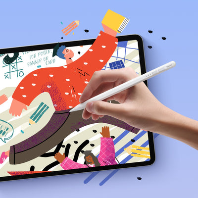 Active stylus for iPad Baseus Smooth Writing 2 SXBC060402 - white