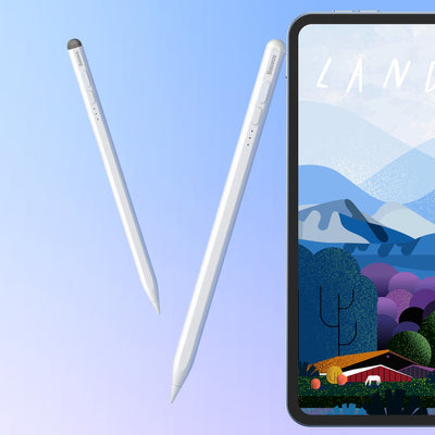 Active / Passive Stylus Pen for iPad Baseus Smooth Writing 2 SXBC060302 - White