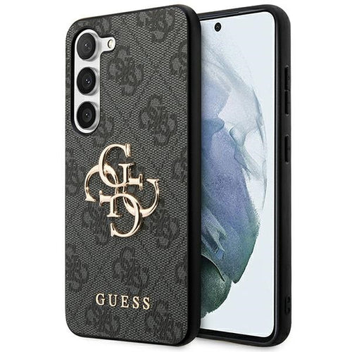Guess GUHCS23S4GMGGR S23 S911 grey/grey hardcase 4G Big Metal Logo