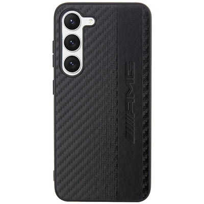 AMG AMHCS23MBLSCA S23+ S916 black/black hardcase Carbon Stripe&amp;Embossed — Mercedes