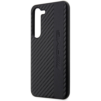 AMG AMHCS23MBLSCA S23+ S916 black/black hardcase Carbon Stripe&amp;Embossed — Mercedes