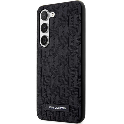 Karl Lagerfeld KLHCS23SSAKLHPK S23 S911 hardcase black/black Saffiano Mono Metal Logo