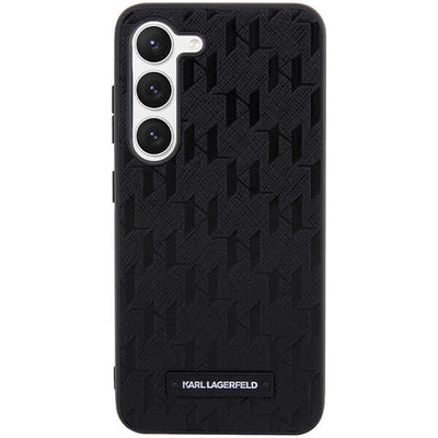 Karl Lagerfeld KLHCS23SSAKLHPK S23 S911 hardcase black/black Saffiano Mono Metal Logo