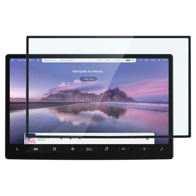 Spigen Glas.tR EZ Fit Tempered Glass for Tesla Model X 2022 / Model S 2021 - Black