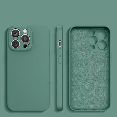 Silicone case for Samsung Galaxy A14 5G / Galaxy A14 silicone case green — Hurtel