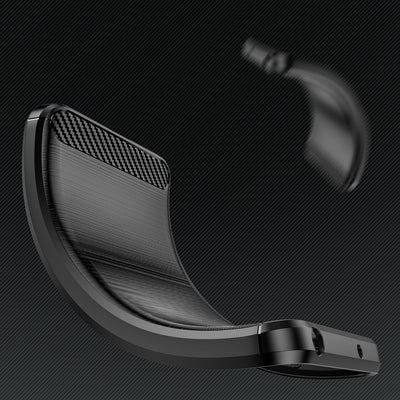 Carbon Case case for OnePlus Nord CE 3 flexible silicone carbon cover black — Hurtel