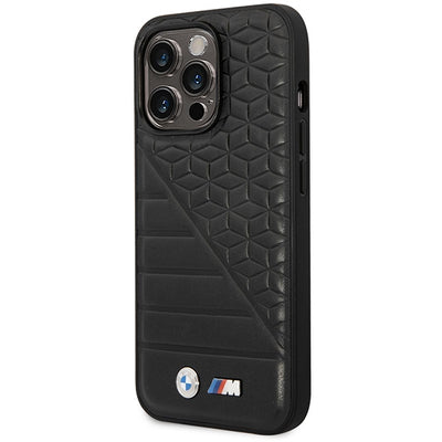 BMW Bi Pattern Case for iPhone 14 Pro 6.1" - Black