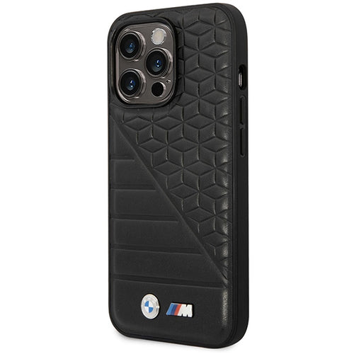 BMW Bi Pattern Case for iPhone 14 Pro 6.1" - Black