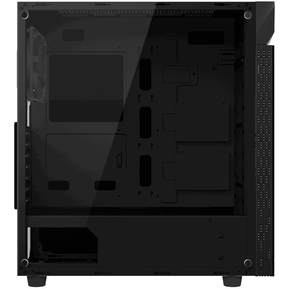 Case GIGABYTE C200 GLASS MidiTower Not included ATX MicroATX MiniITX Colour Black GB-C200G