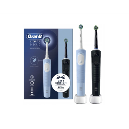 Oral-B Electric Toothbrushes | Vitality Pro Duo | Rechargeable | For adults | Number of brush heads included 2 | Number 