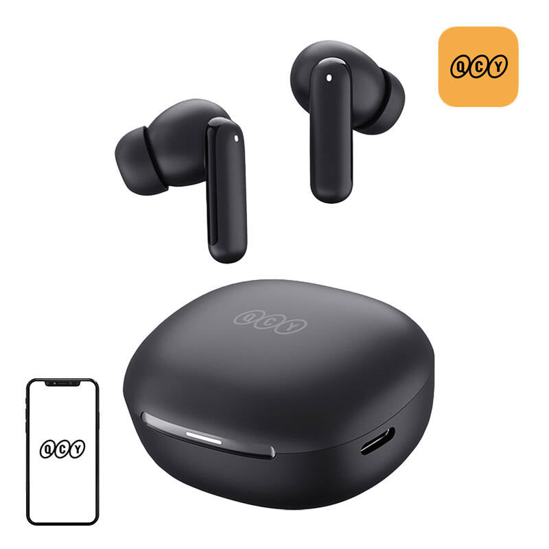 TWS QCY MeloBuds HT16 Headphones (black) - Image 1