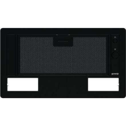 Gorenje | Hood | BHI681EB | Canopy | Energy efficiency class D | Width 58 cm | 370 m³/h | Mechanical control | LED | Bla