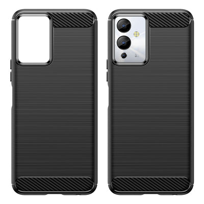 Carbon Case case for Infinix Note 12i flexible silicone carbon cover black — Hurtel