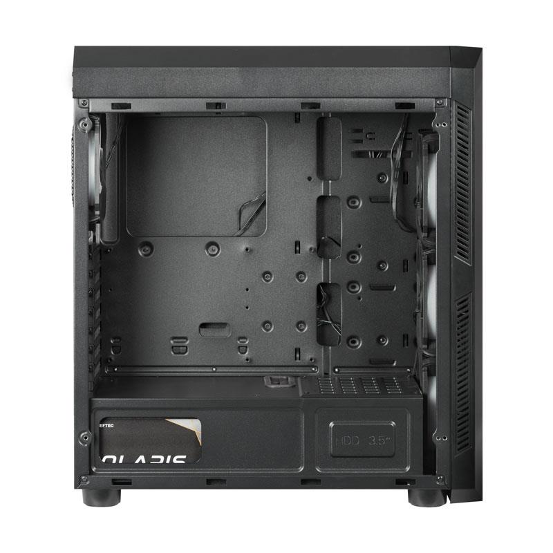 Case CHIEFTEC Scorpion 3 GL-03B-OP MidiTower Not included ATX MicroATX MiniITX Colour Black GL-03B-OP