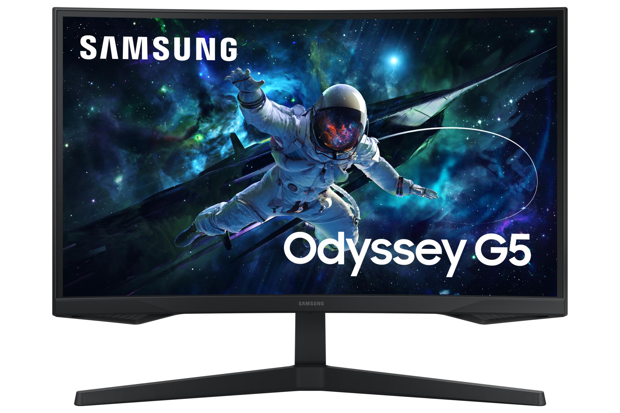 LCD Monitor SAMSUNG LS27CG552EUXEN 27" Gaming/Curved Panel VA 2560x1440 16:9 165 Hz Matte 1 ms Height adjustable Colour Black LS27CG552EUXEN
