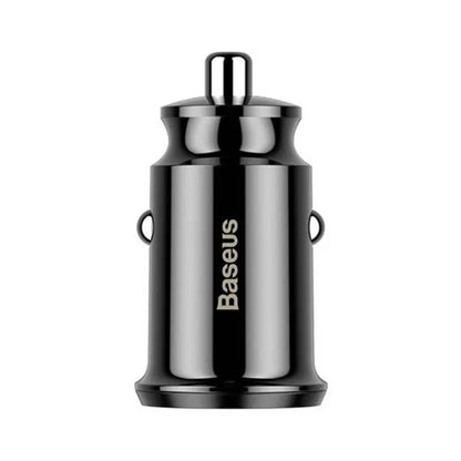 Ładowarka samochodowa Baseus Grain 2x USB 5V 3.1A (czarna) - Product Image 1