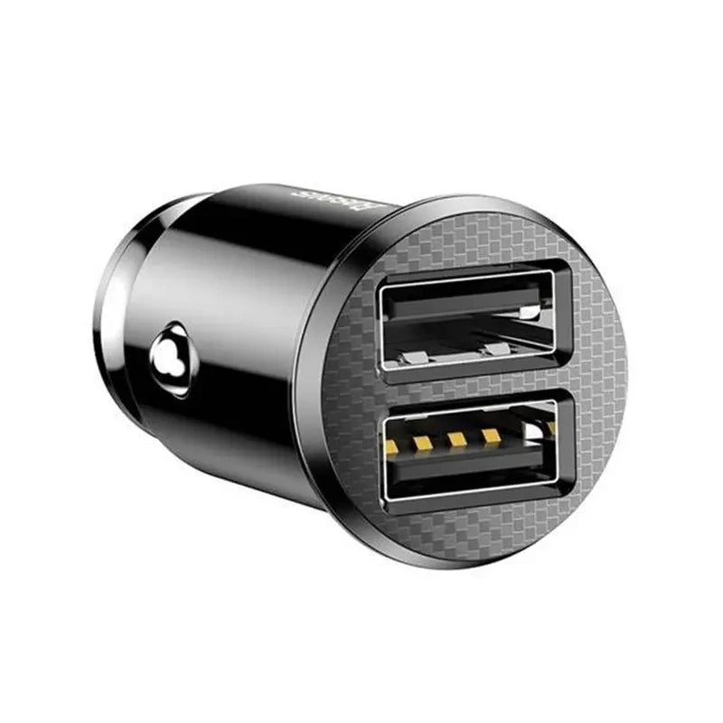 Ładowarka samochodowa Baseus Grain 2x USB 5V 3.1A (czarna) - Product Image 3