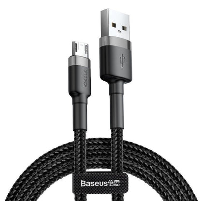Baseus Cafule Micro USB cable 2.4A 1m (Gray + Black) - Product Image 1