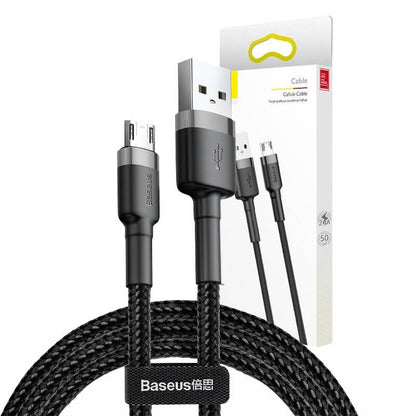 Baseus Cafule Micro USB cable 2.4A 1m (Gray + Black) - Product Image 7