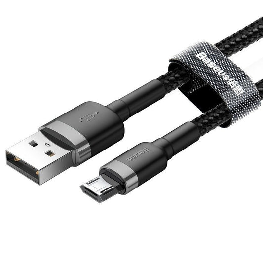 Baseus Cafule Micro USB cable 2.4A 1m (Gray + Black) - Product Image 2