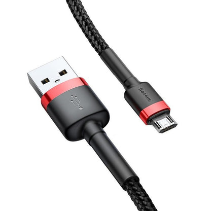 Baseus Cafule Micro USB cable 2.4A 1m (Red+ Black) - Product Image 4