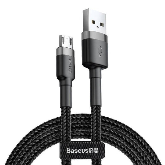 Baseus Cafule Micro USB cable 1.5A 2m (Gray + Black) - Product Image 1