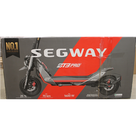 SALE OUT. Ninebot by Segway Kickscooter ZT3 Pro E, Black | Segway Ninebot Kickscooter ZT3 Pro E | 1600 W | 25 km/h | 11 