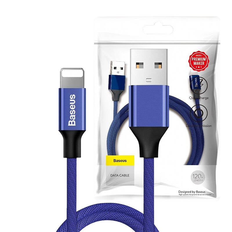 Baseus Yiven Lightning Cable 120cm 2A (Blue) - Product Image 8