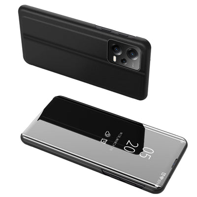 Clear View Case cover for Xiaomi Redmi Note 12 5G / Poco X5 5G flip cover black — Hurtel