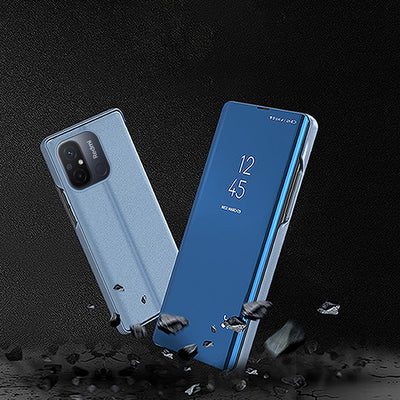 Clear View Case cover for Xiaomi Redmi 11A / Poco C55 / Redmi 12C flip case black — Hurtel