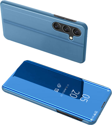 Clear View Case cover for Samsung Galaxy A24 4G flip cover blue — Hurtel