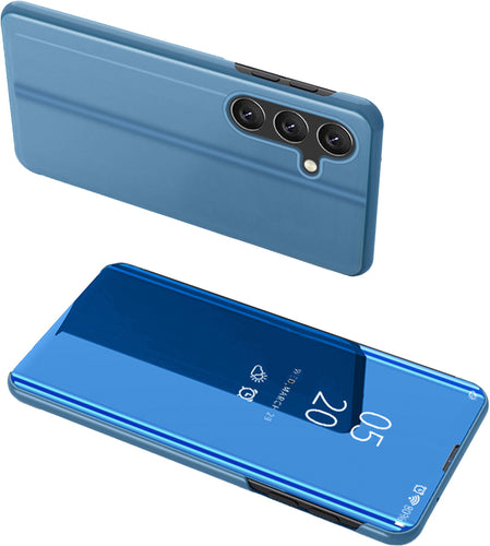 Clear View Case cover for Samsung Galaxy A24 4G flip cover blue — Hurtel