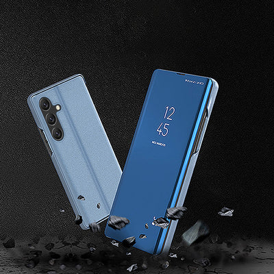 Clear View Case cover for Samsung Galaxy A24 4G flip cover black — Hurtel