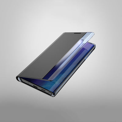 New Sleep Case for Xiaomi Redmi Note 12 Pro+ cover with flip stand blue — Hurtel