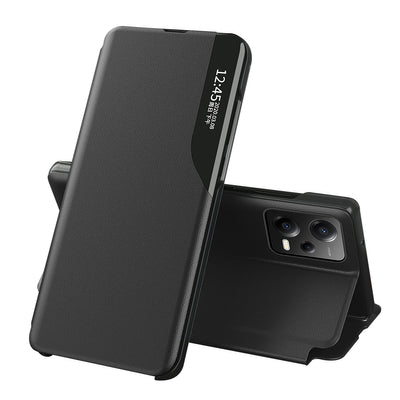 Eco Leather View Case case for Xiaomi 13 Lite with a flip stand black — Hurtel