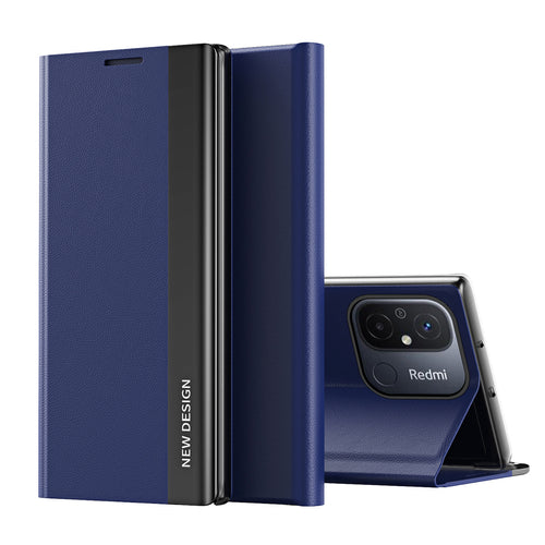 Sleep Case Pro case for Xiaomi Redmi Note 12 Pro+ with flip stand blue — Hurtel