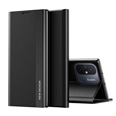 Sleep Case Pro case for Xiaomi Redmi 11A / Poco C55 / Redmi 12C with flip stand black — Hurtel