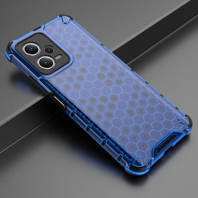 Honeycomb case for Xiaomi Redmi Note 12 5G / Poco X5 5G armored hybrid case blue — Hurtel