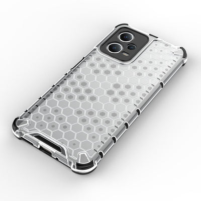Honeycomb case for Xiaomi Redmi Note 12 5G / Poco X5 5G armored hybrid cover black — Hurtel