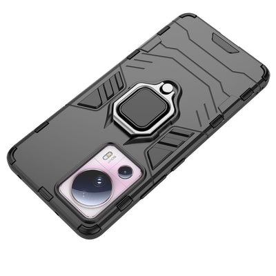 Ring Armor case for Xiaomi 13 Lite armored cover magnetic holder ring black — Hurtel