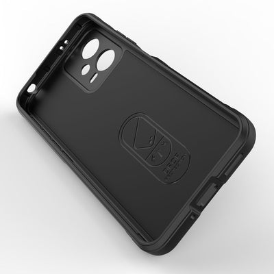 Magic Shield Case for Xiaomi Redmi Note 12 5G / Poco X5 5G Flexible Armor Cover Black — Hurtel