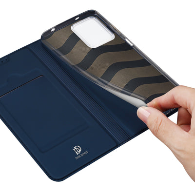 Dux Ducis Skin Pro Case for Xiaomi Redmi Note 12 Flip Card Wallet Stand Blue