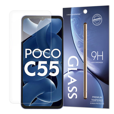Standard Tempered Glass Envelope tempered glass for Xiaomi Redmi 11A / Poco C55 / Redmi 12C 9H — Hurtel