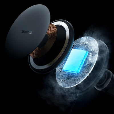 Baseus CW01 MagSafe 15W USB 25W inductive car charger - black